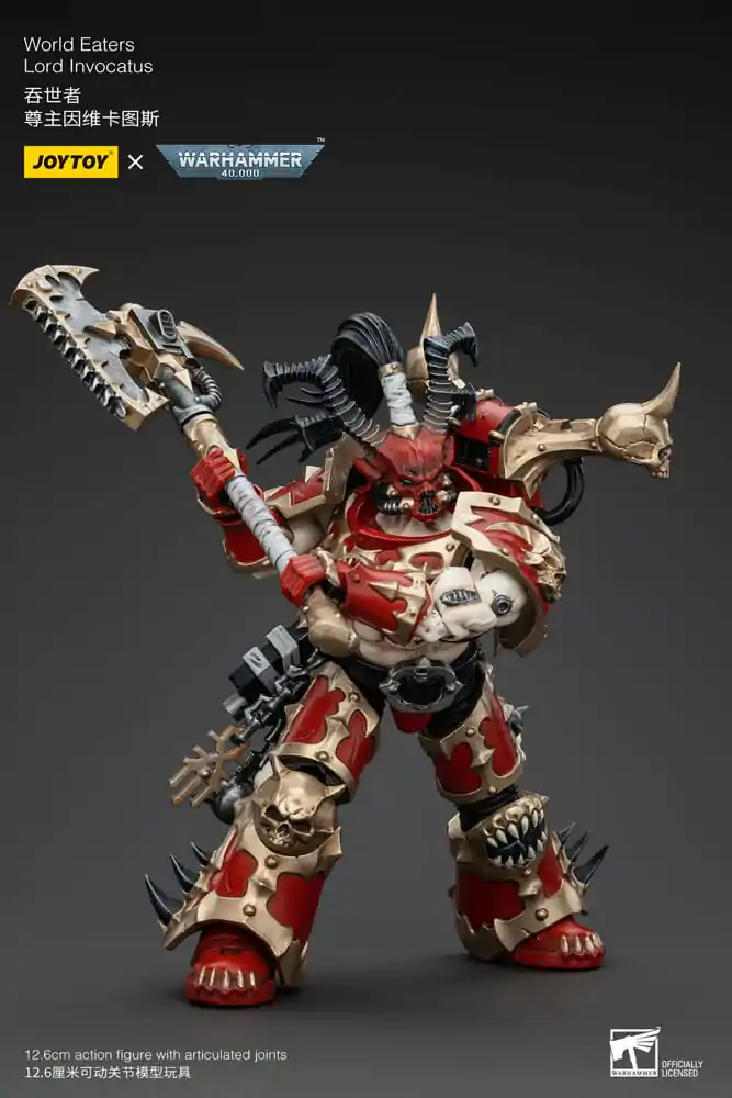 Warhammer 40k Action Figure 1/18 World Eaters Lord Invocatus 13 cm termékfotó