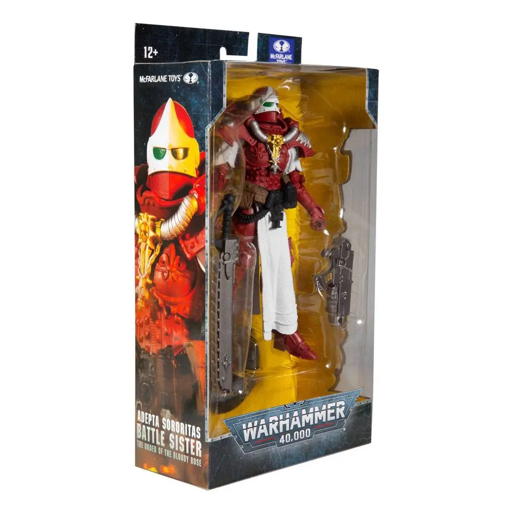 Warhammer 40k Action Figure Adepta Sororitas Battle Sister (Order of The Bloody Rose) 18 cm product photo