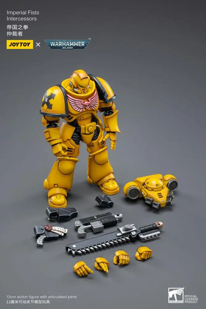 Warhammer 40k Action Figure 1/18 Imperial Fists Intercessors 12 cm product photo