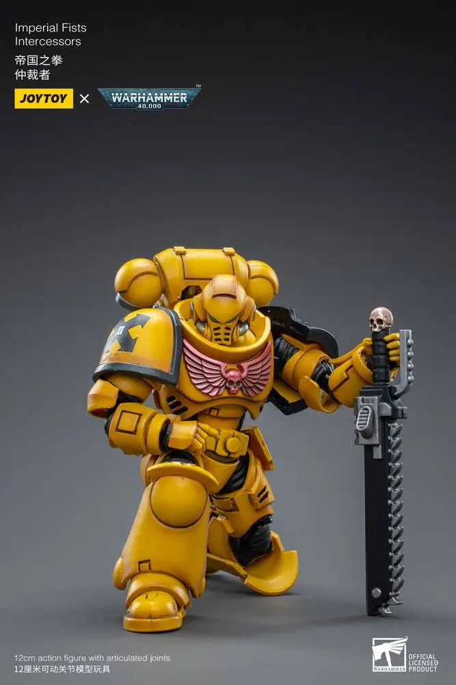 Warhammer 40k Action Figure 1/18 Imperial Fists Intercessors 12 cm product photo