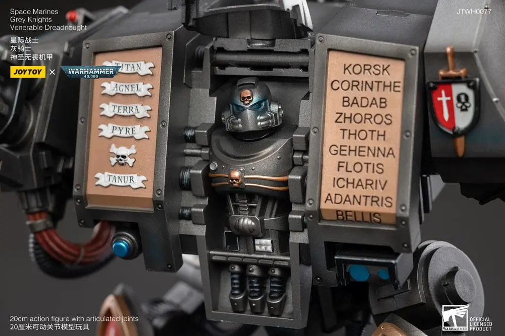 Warhammer 40k Action Figure 1/18 Grey Knights Venerable Dreadnought product photo