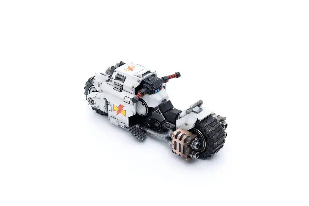 Warhammer 40k Vehicle 1/18 White Scars Raider-pattern Combat Bike 22 cm product photo