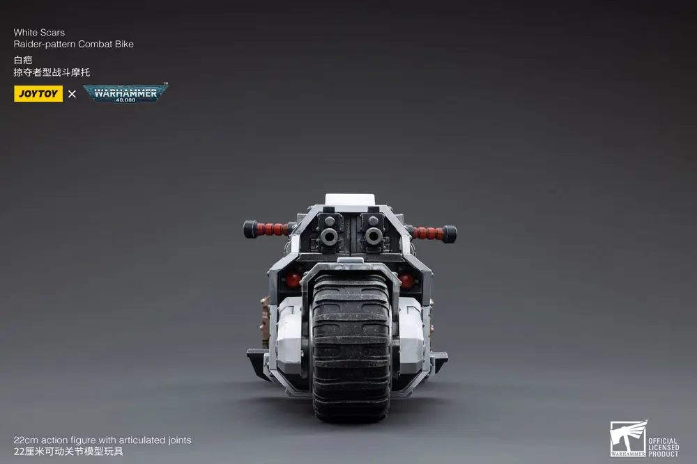 Warhammer 40k Vehicle 1/18 White Scars Raider-pattern Combat Bike 22 cm product photo