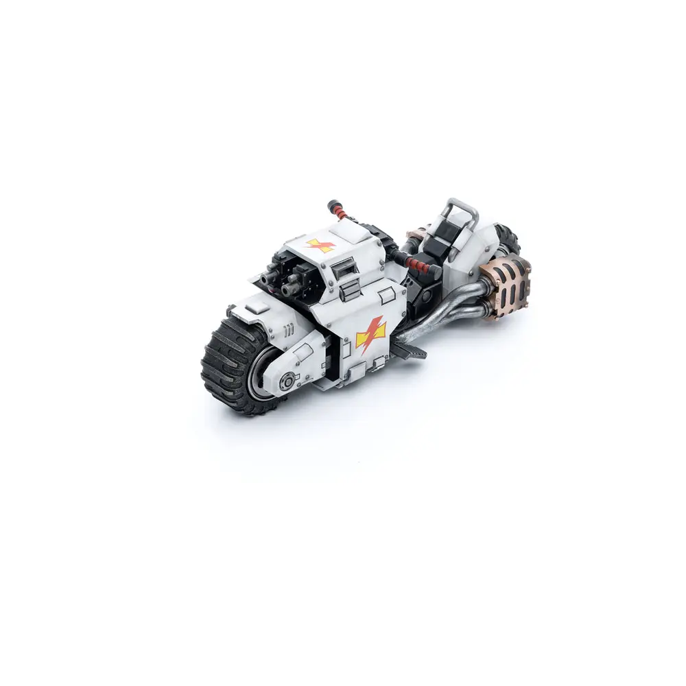 Warhammer 40k Vehicle 1/18 White Scars Raider-pattern Combat Bike 22 cm product photo