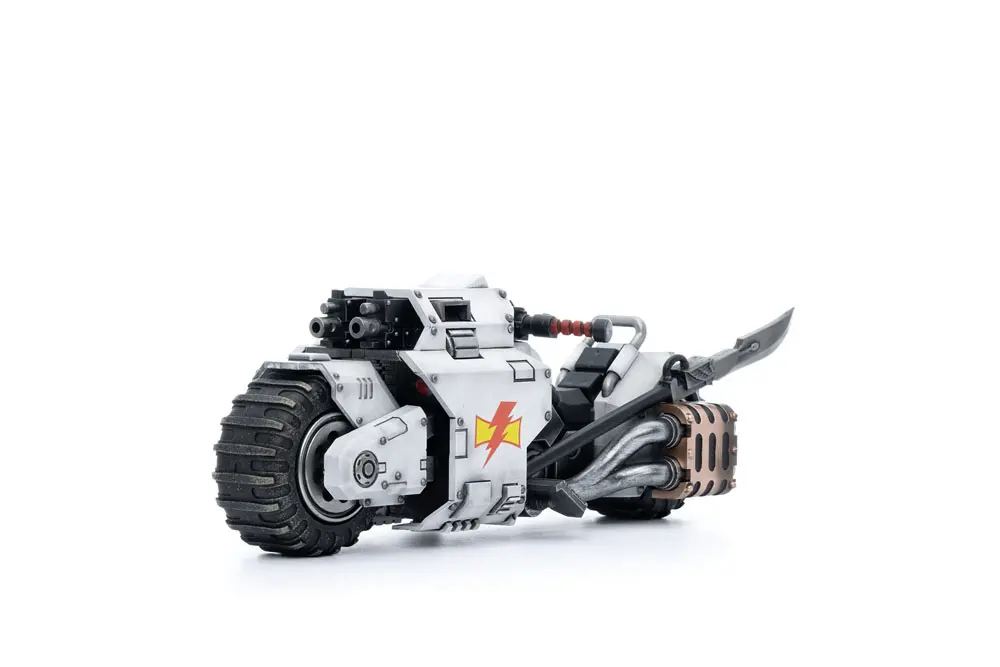 Warhammer 40k Vehicle 1/18 White Scars Raider-pattern Combat Bike 22 cm product photo