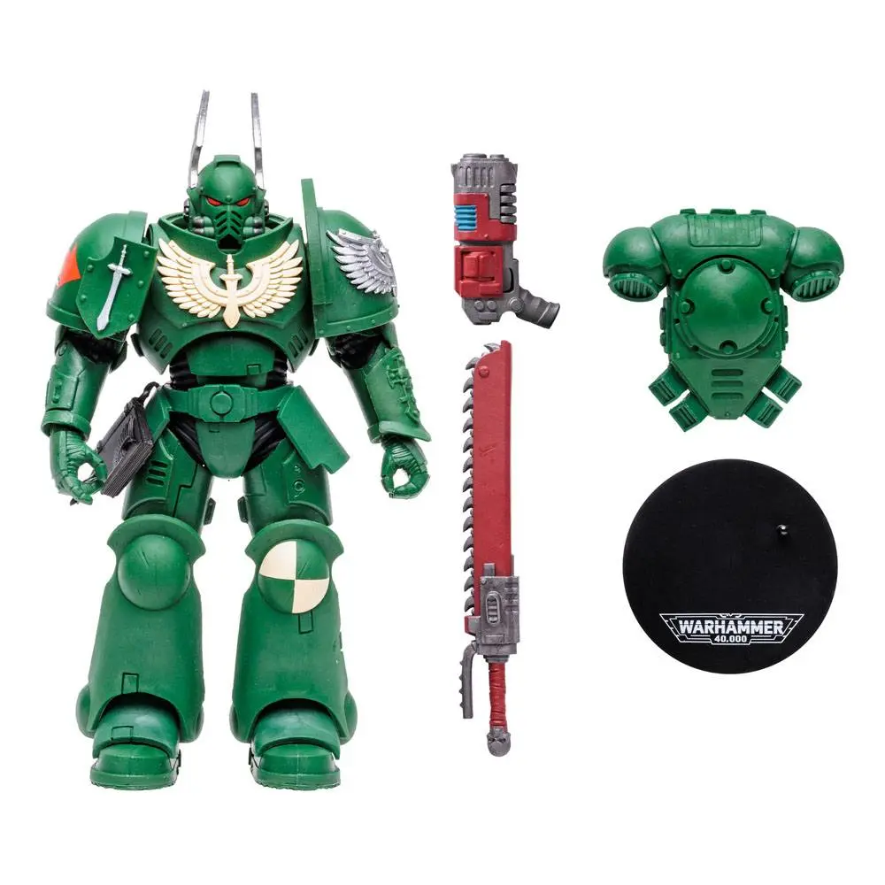 Warhammer 40k Action Figure Dark Angels Assault Intercessor Sergeant 18 cm product photo