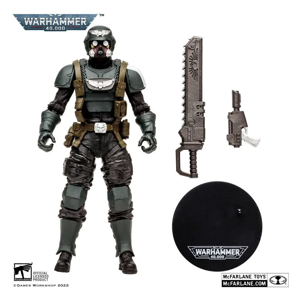 Warhammer 40k: Darktide Action Figure Veteran Guardsman 18 cm product photo