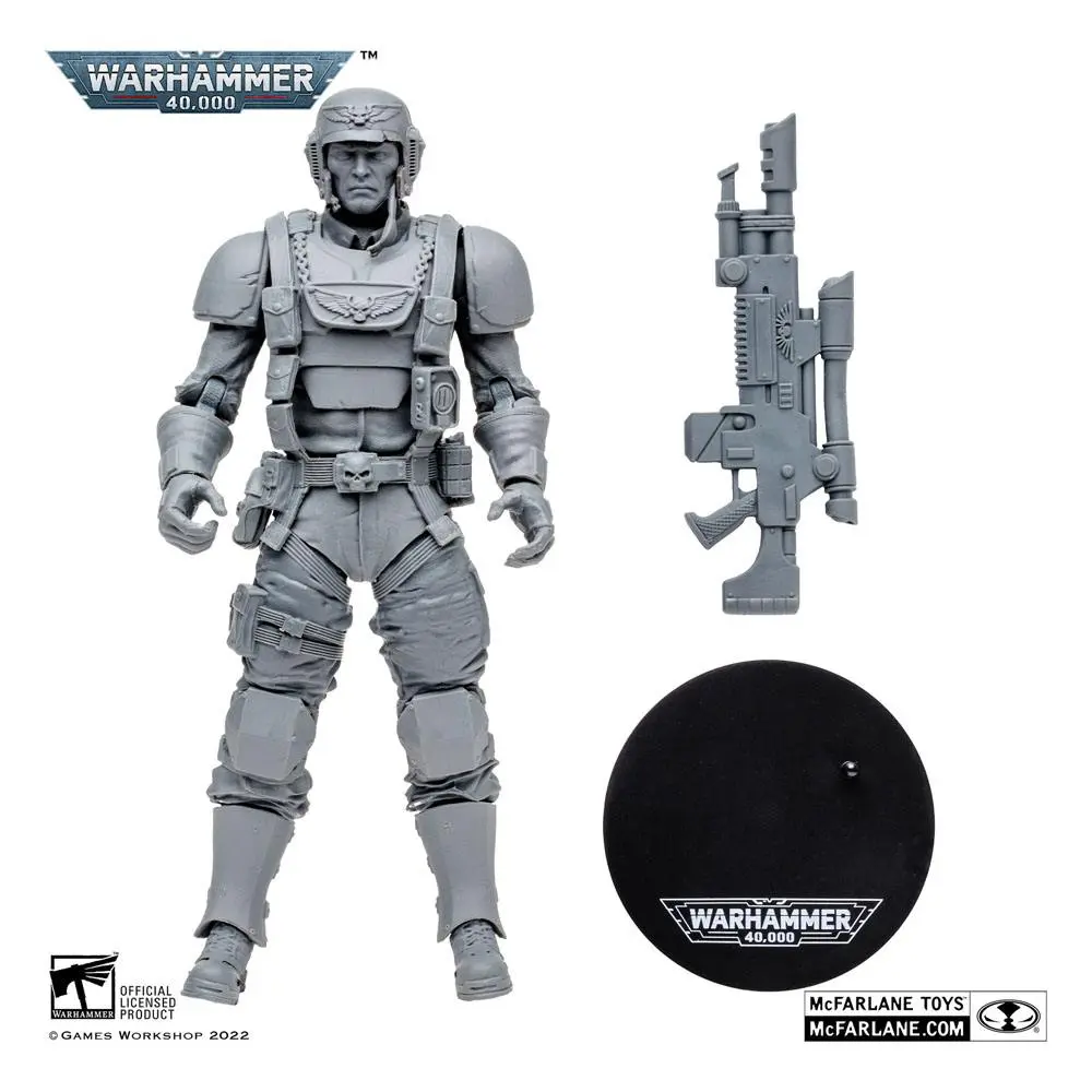 Warhammer 40k: Darktide Action Figure Veteran Guardsman (Artist Proof) 18 cm product photo