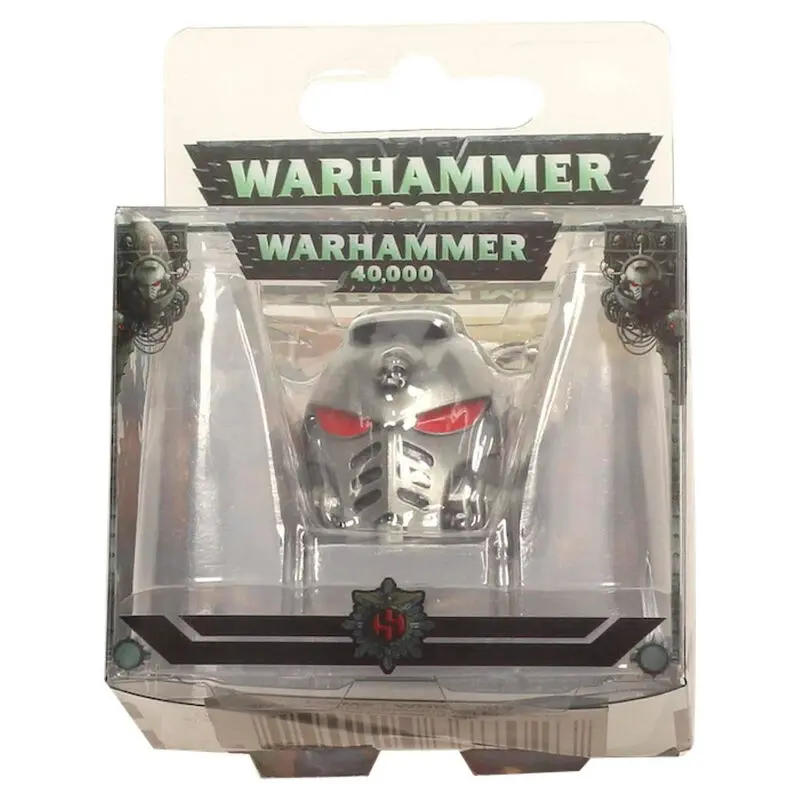 Warhammer 40K Space Marine Primaris Helmet metal keychain product photo
