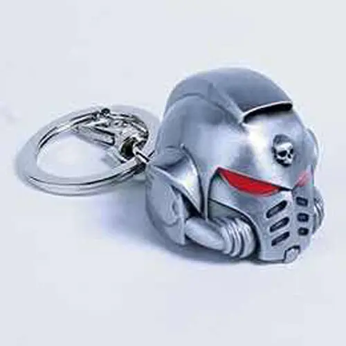 Warhammer 40K Space Marine Primaris Helmet metal keychain product photo