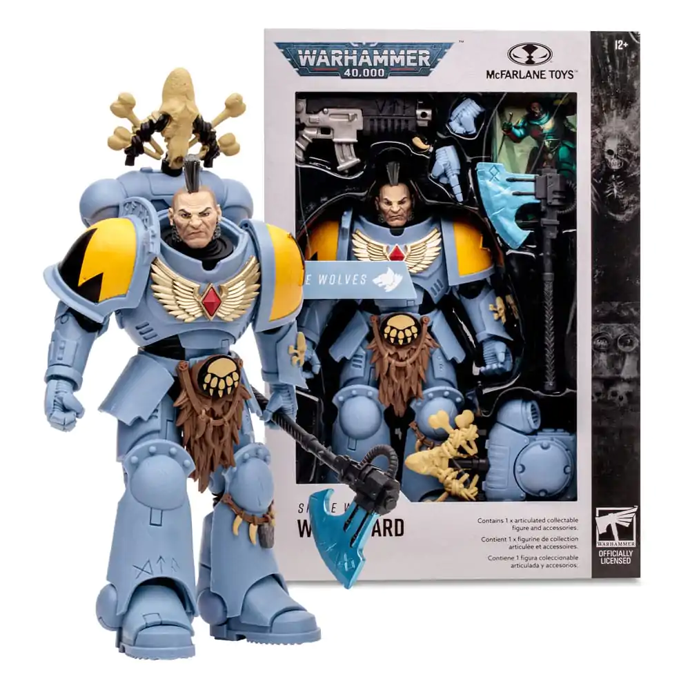 Warhammer 40k Action Figure Space Wolves Wolf Guard 18 cm termékfotó