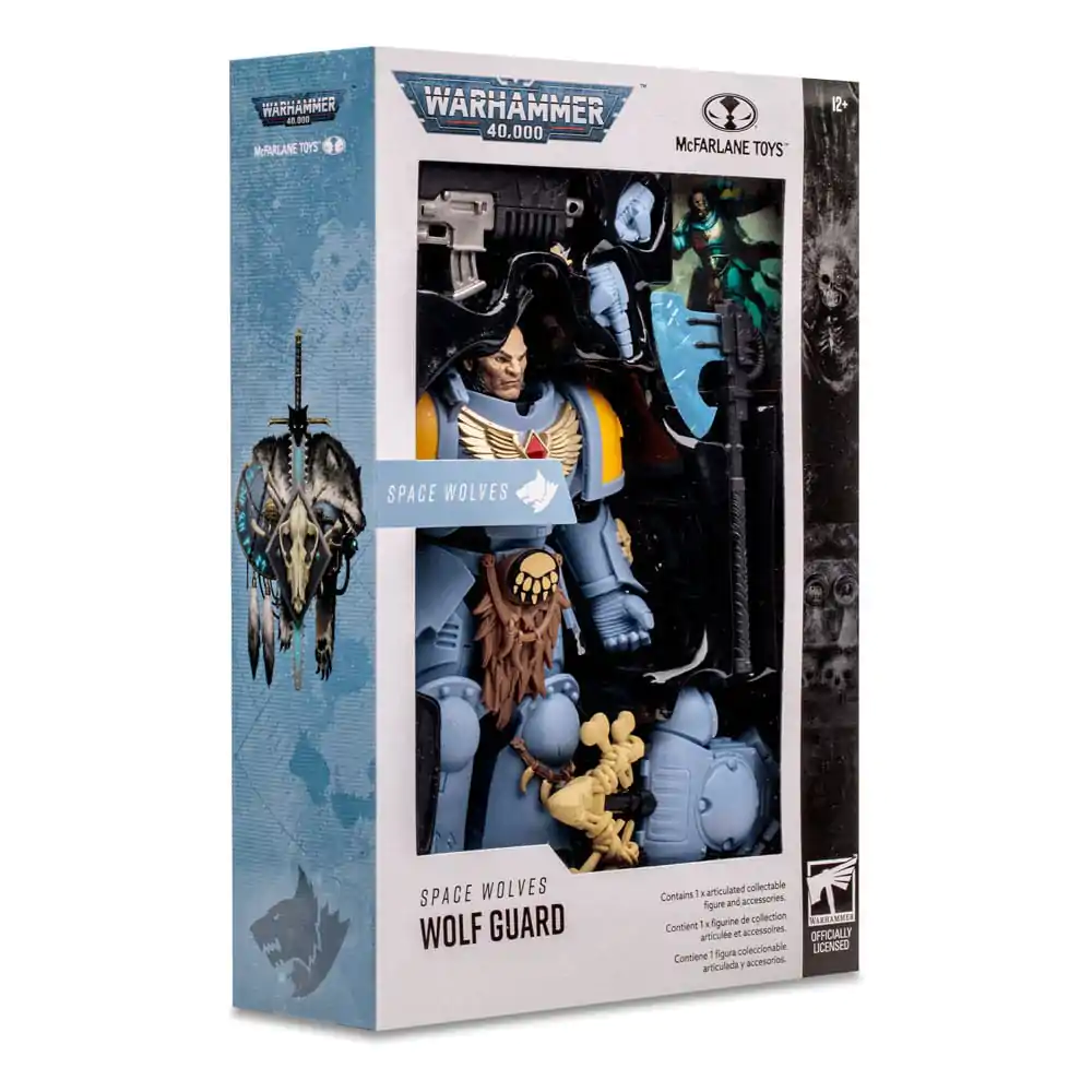 Warhammer 40k Action Figure Space Wolves Wolf Guard 18 cm termékfotó