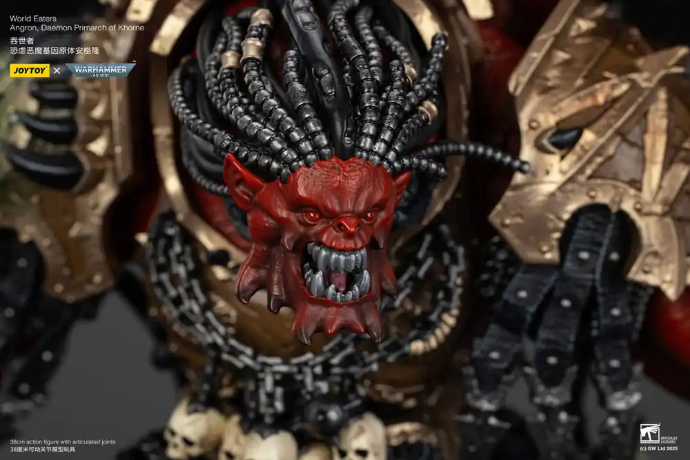 Warhammer 40k Action figur World Eaters Angron Daemon Primarch of Khorne 48 cm product photo