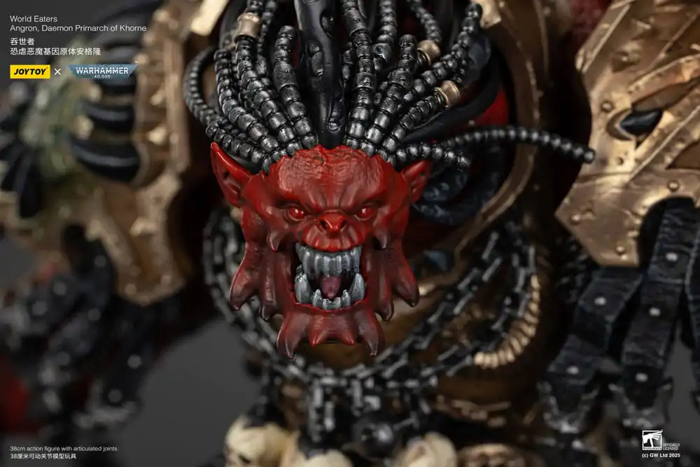 Warhammer 40k Action figur World Eaters Angron Daemon Primarch of Khorne 48 cm product photo