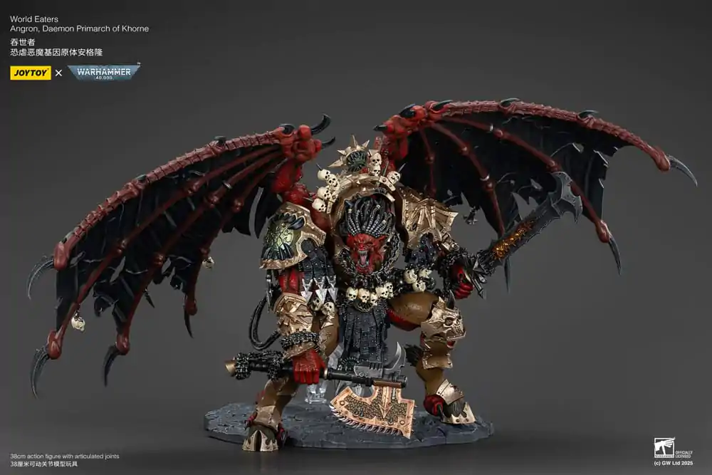 Warhammer 40k Action figur World Eaters Angron Daemon Primarch of Khorne 48 cm product photo