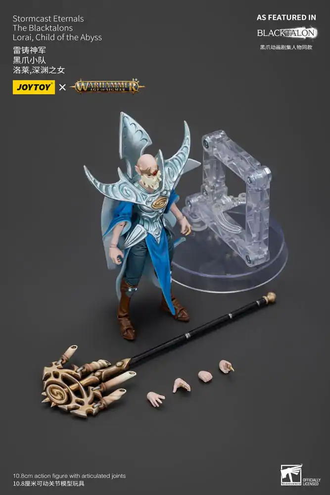 Warhammer Age of Sigmar Action Figure Stormcast Eternals The Blacktalons Lorai Child of the Abyss 20 cm product photo