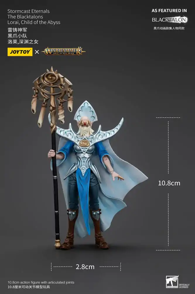 Warhammer Age of Sigmar Action Figure Stormcast Eternals The Blacktalons Lorai Child of the Abyss 20 cm product photo