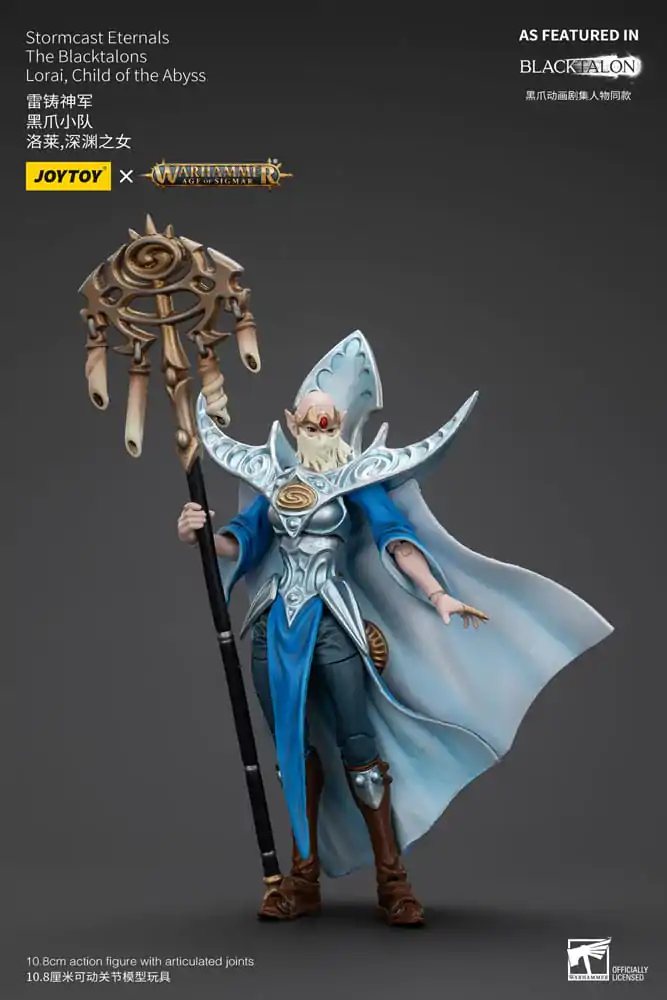 Warhammer Age of Sigmar Action Figure Stormcast Eternals The Blacktalons Lorai Child of the Abyss 20 cm product photo