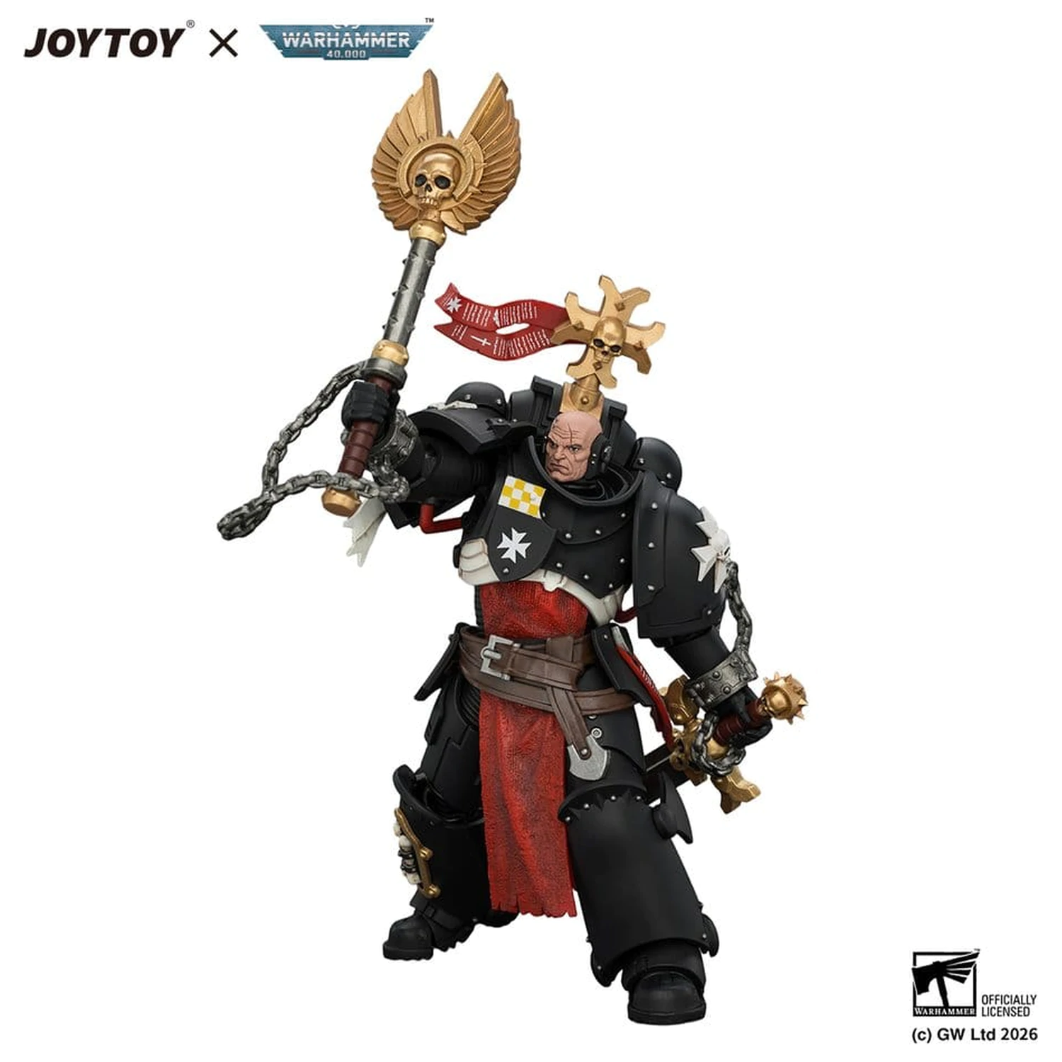 Warhammer Action Figure Black Templars Execrator 1 12 cm product photo