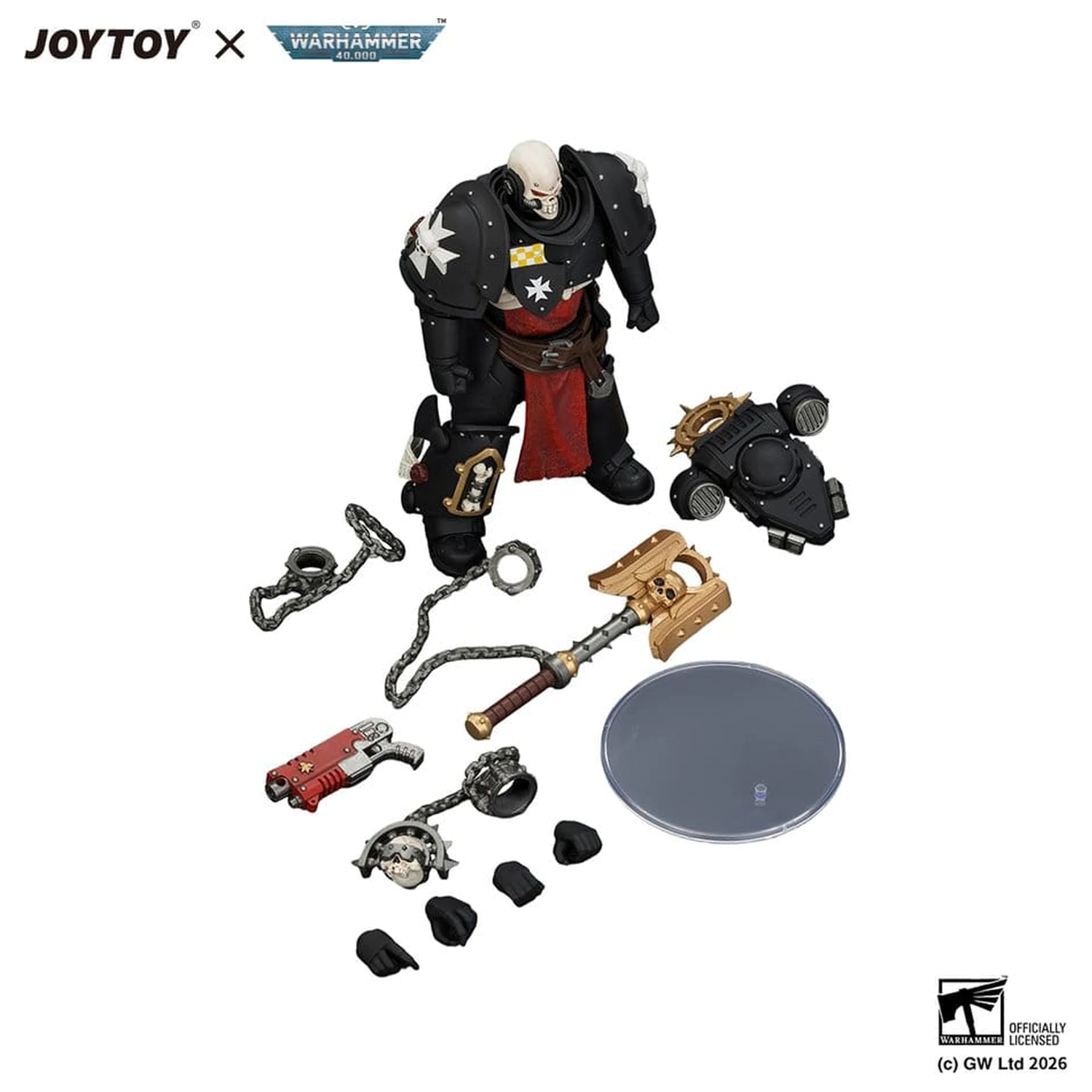 Warhammer Action Figure Black Templars Execrator 2 12 cm product photo
