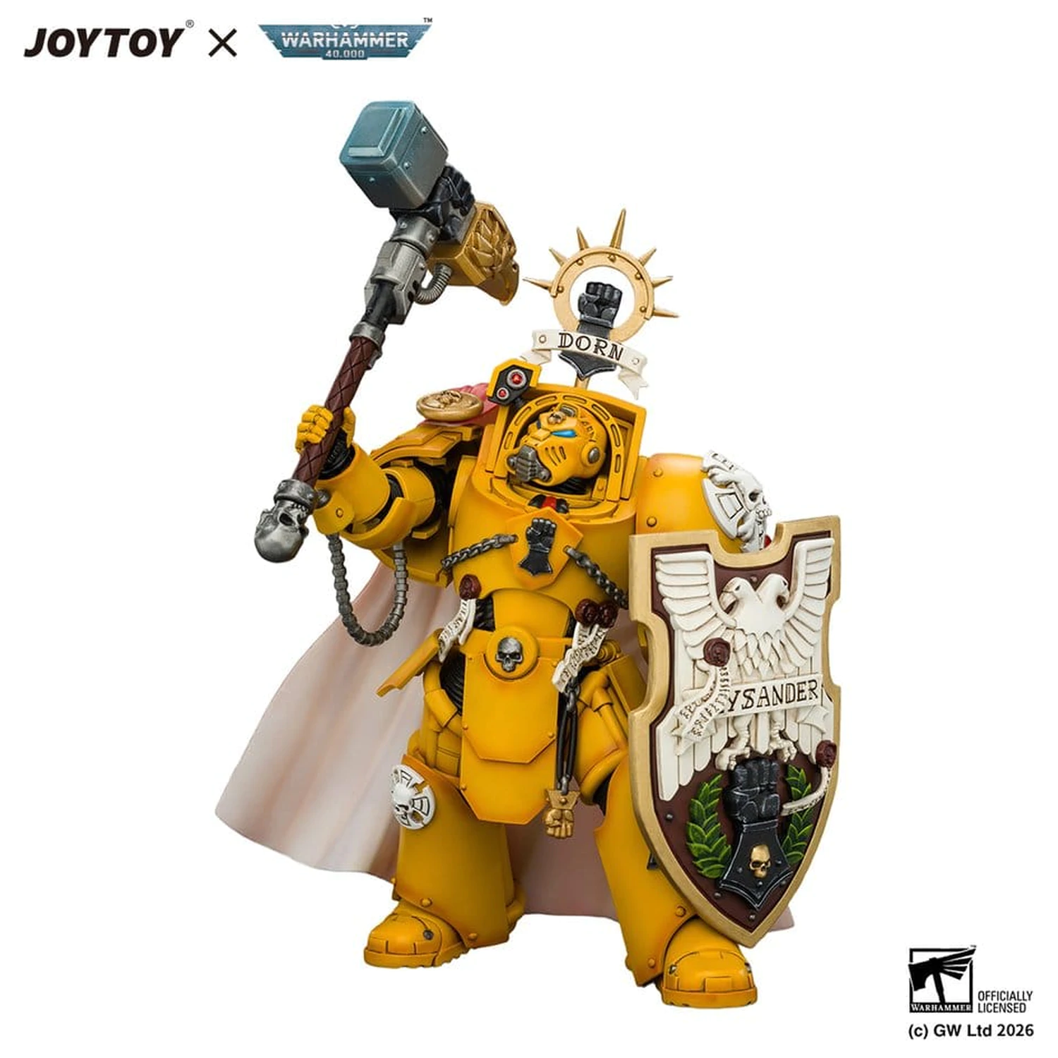 Warhammer Action Figure Imperial Fists Darnath Lysander 14 cm product photo