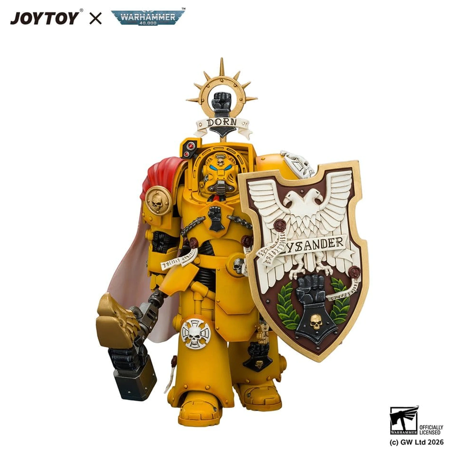 Warhammer Action Figure Imperial Fists Darnath Lysander 14 cm product photo