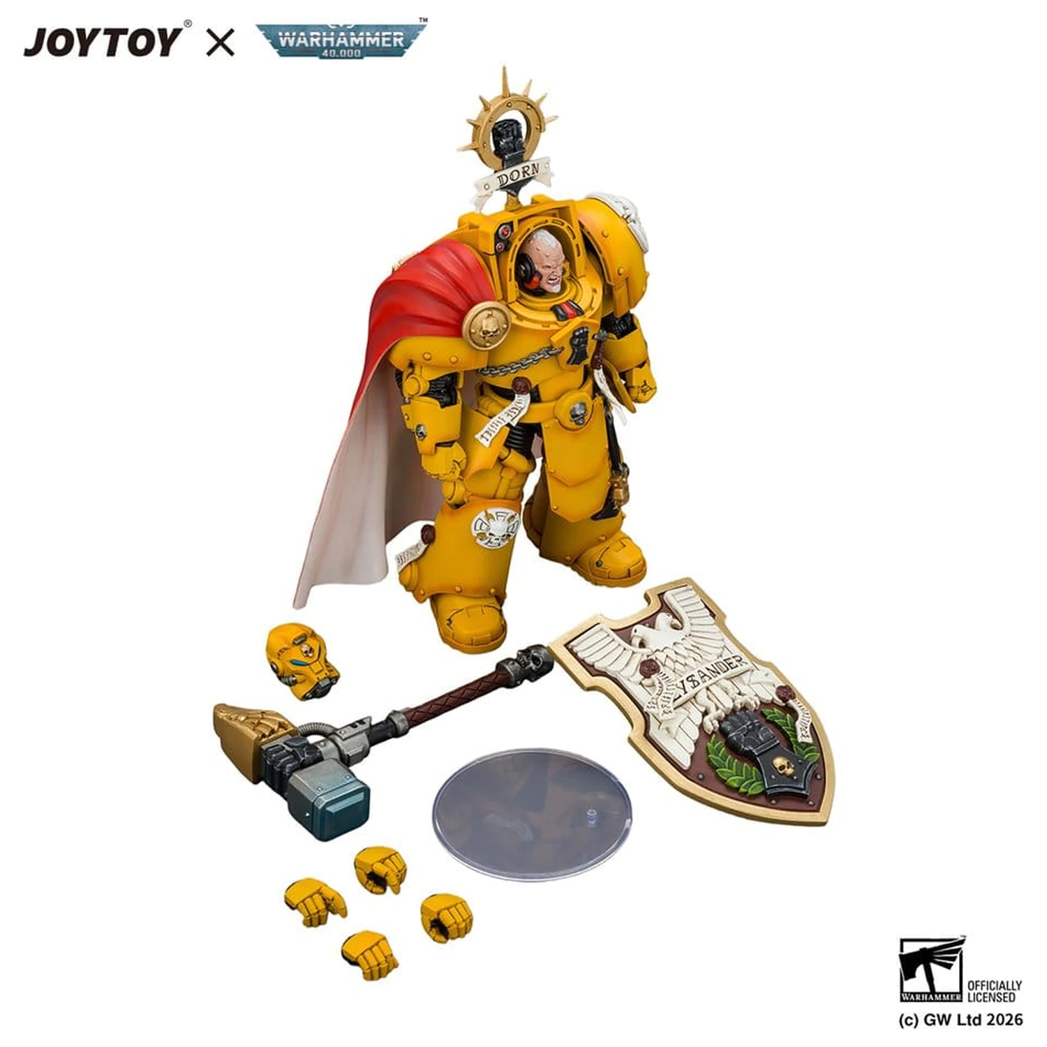 Warhammer Action Figure Imperial Fists Darnath Lysander 14 cm product photo