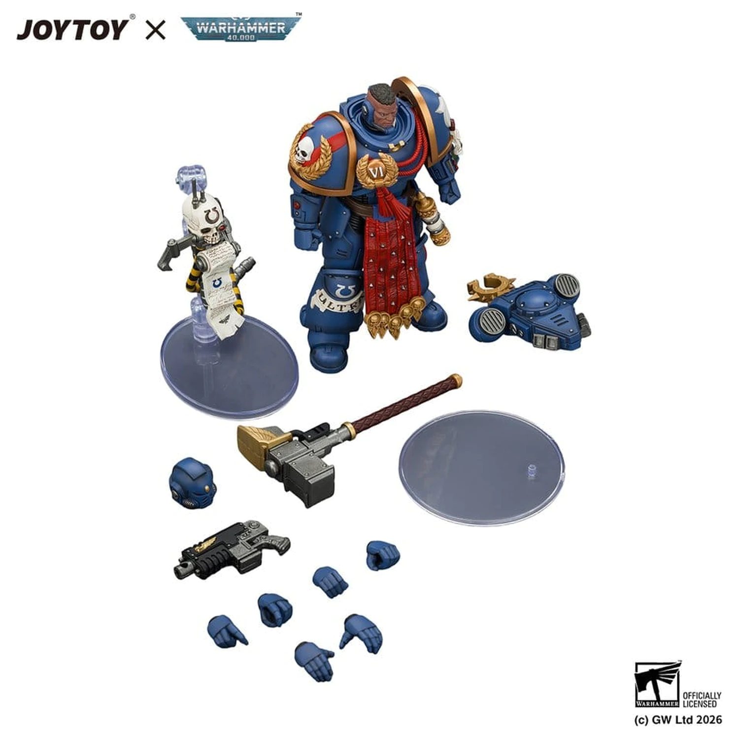 Warhammer Action Figure Ultramarines Ferren Areios 12 cm product photo