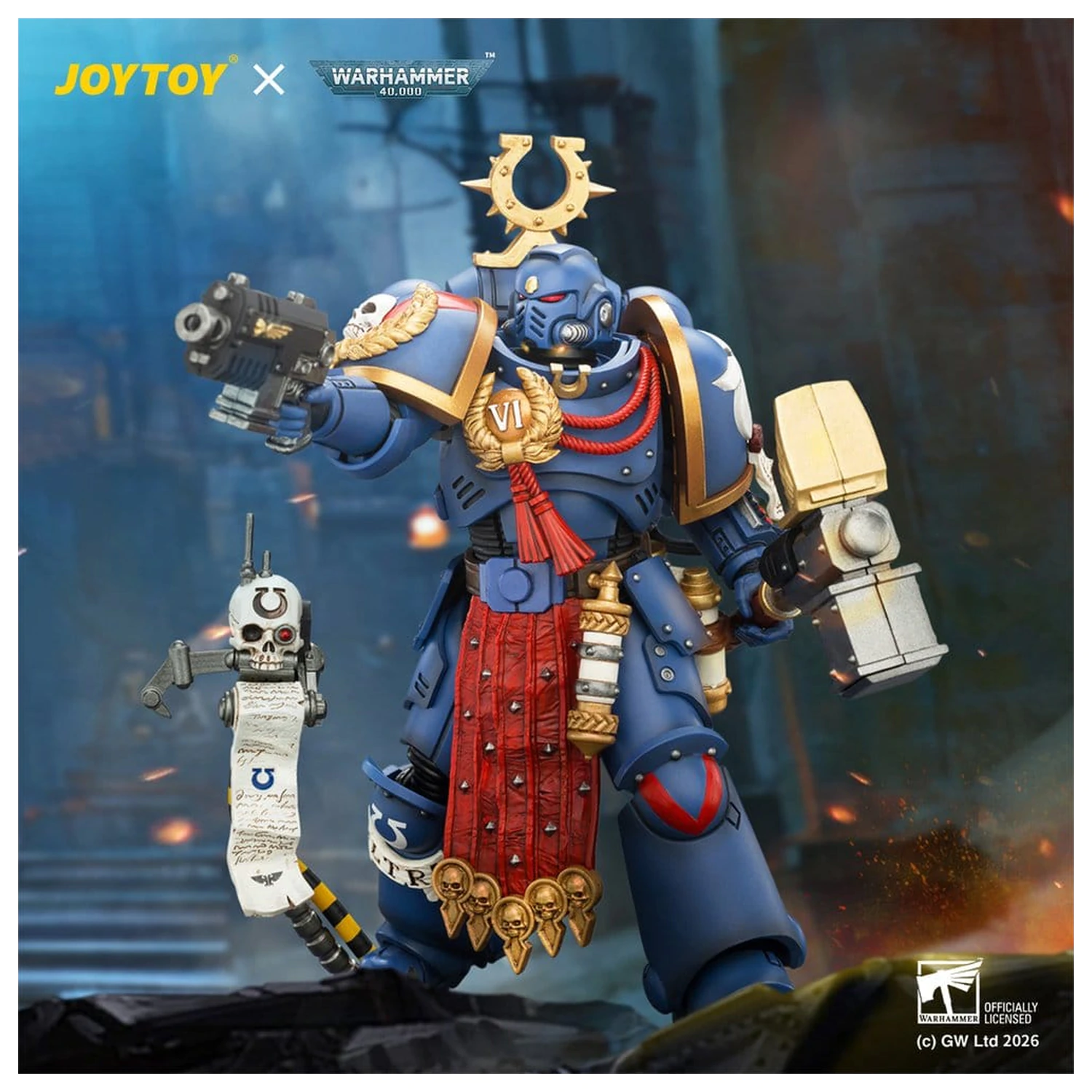 Warhammer Action Figure Ultramarines Ferren Areios 12 cm product photo
