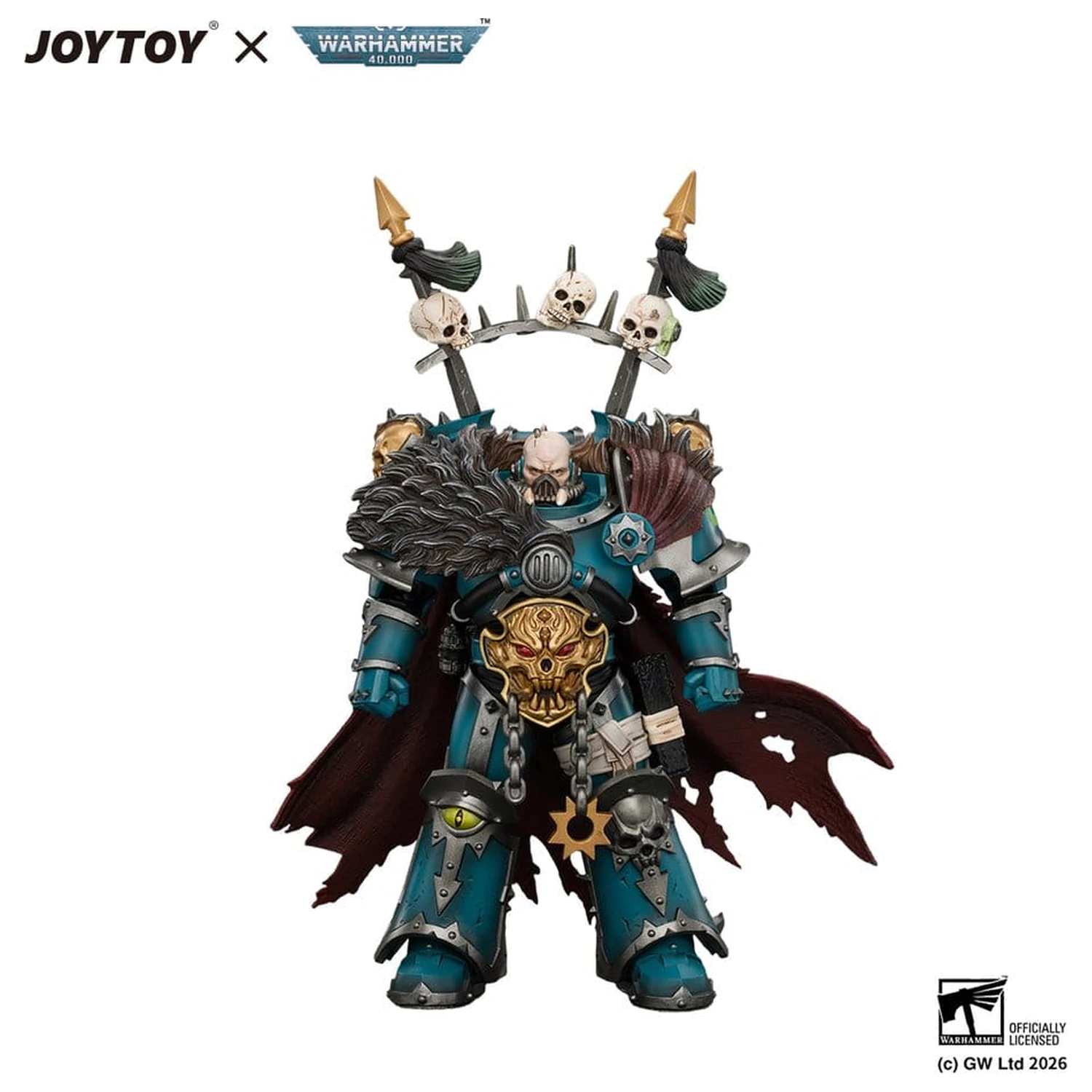 Warhammer Action Figure Alpha Legion Chaos Lord 13 cm product photo