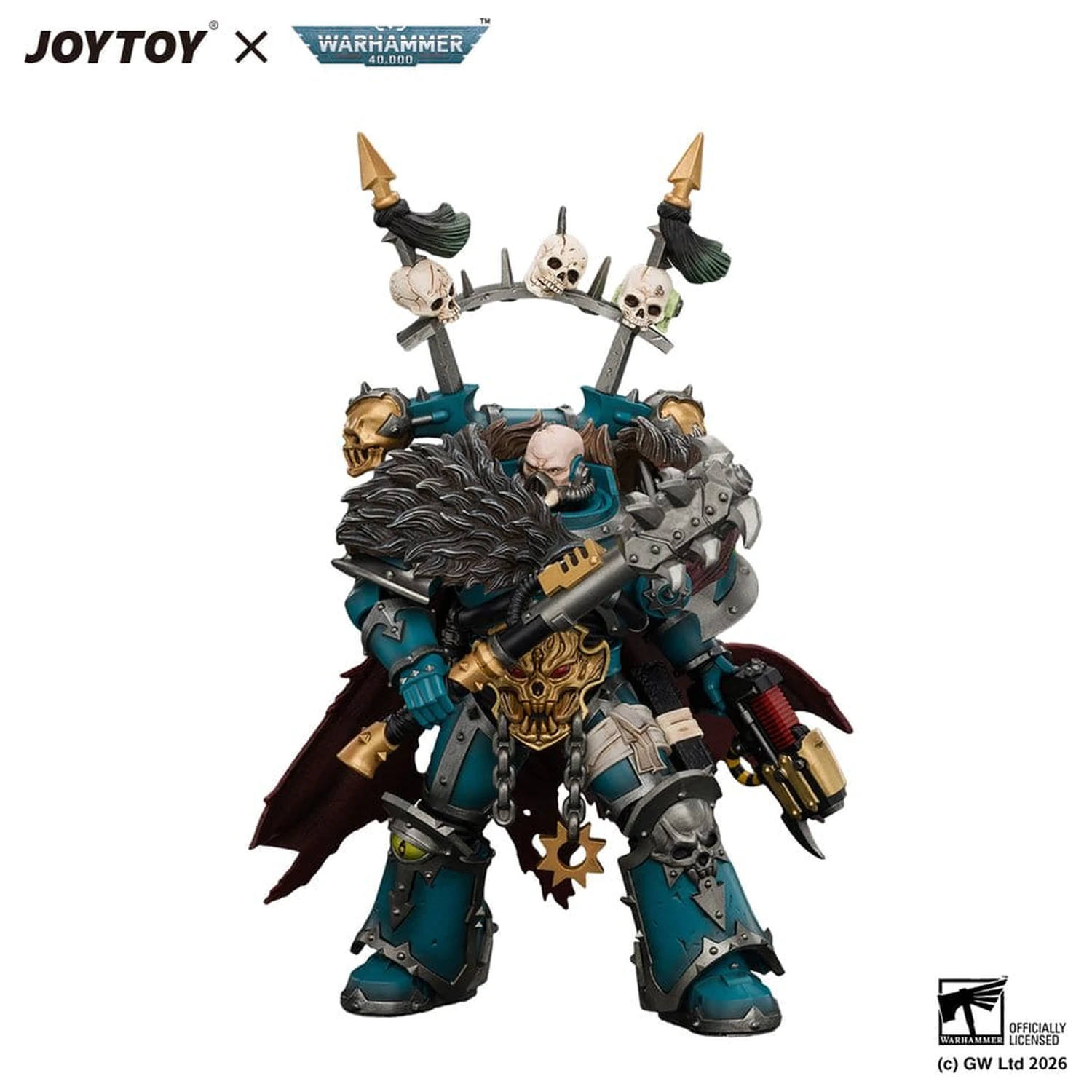 Warhammer Action Figure Alpha Legion Chaos Lord 13 cm product photo