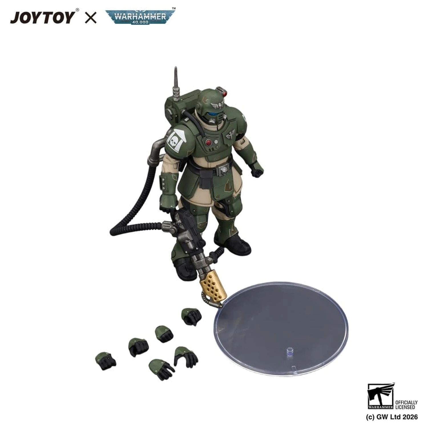 Warhammer Action Figure Astra Militarum Kasrkin 2 with Flamer product photo