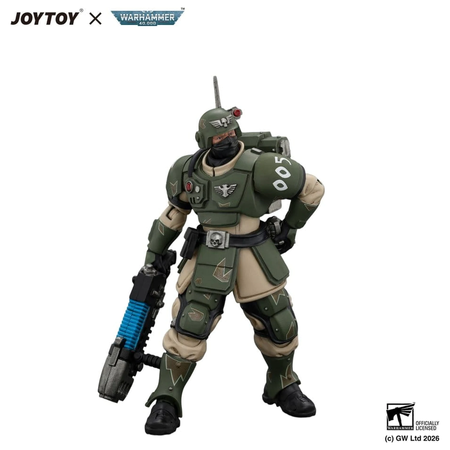 Warhammer Action Figure Astra Militarum Kasrkin 4 with Plasma Gun product photo