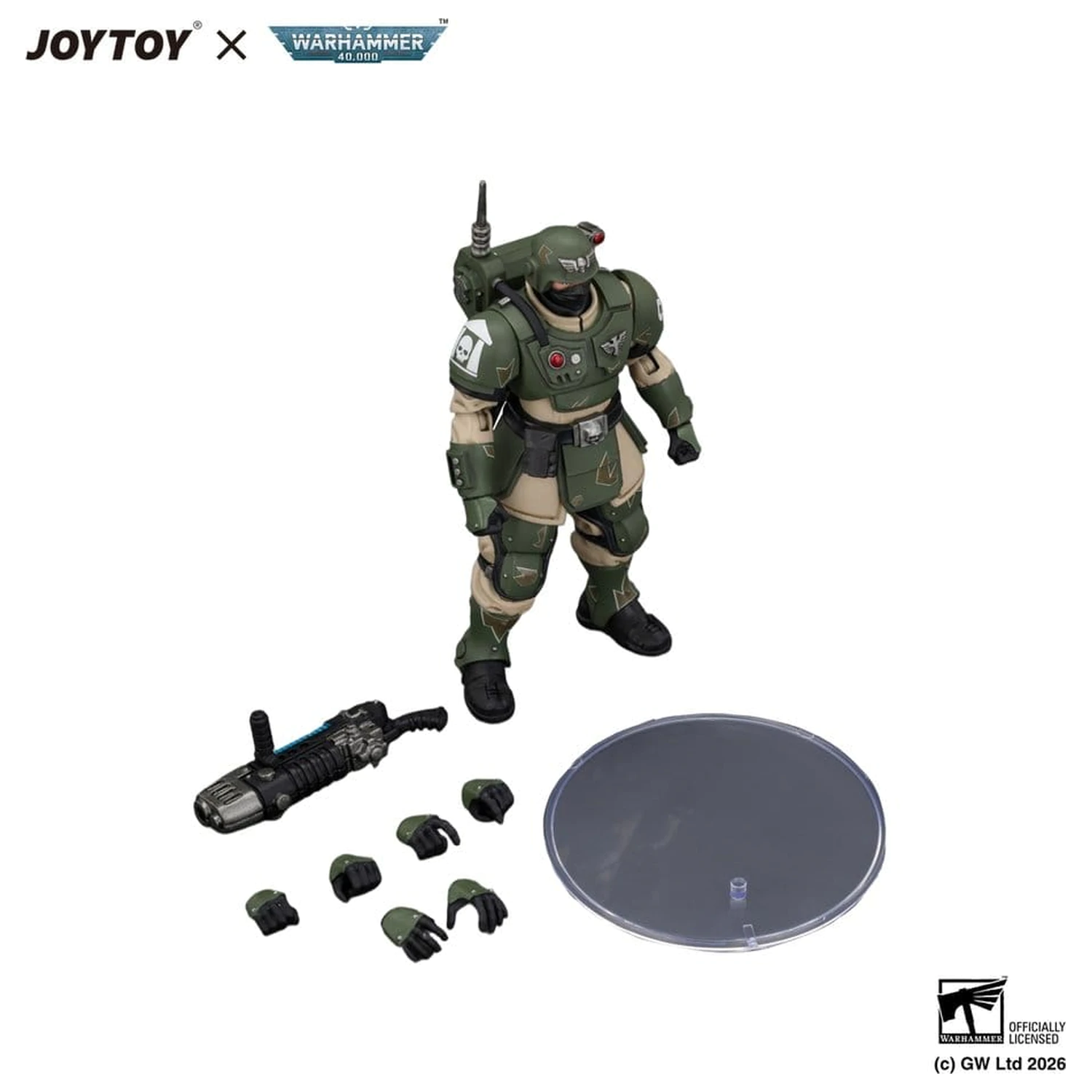 Warhammer Action Figure Astra Militarum Kasrkin 4 with Plasma Gun product photo