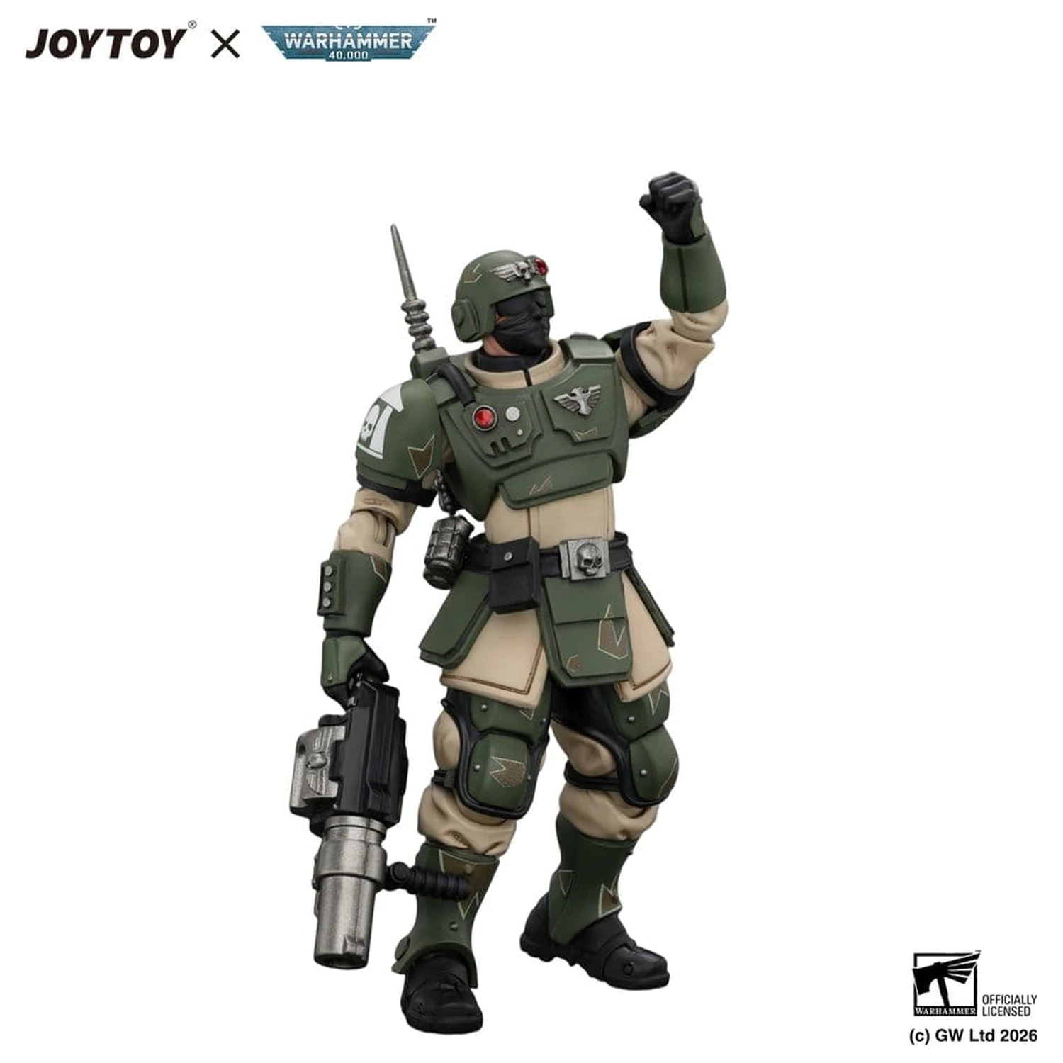 Warhammer Action Figure Astra Militarum Kasrkin 5 with Grenade Launcher product photo