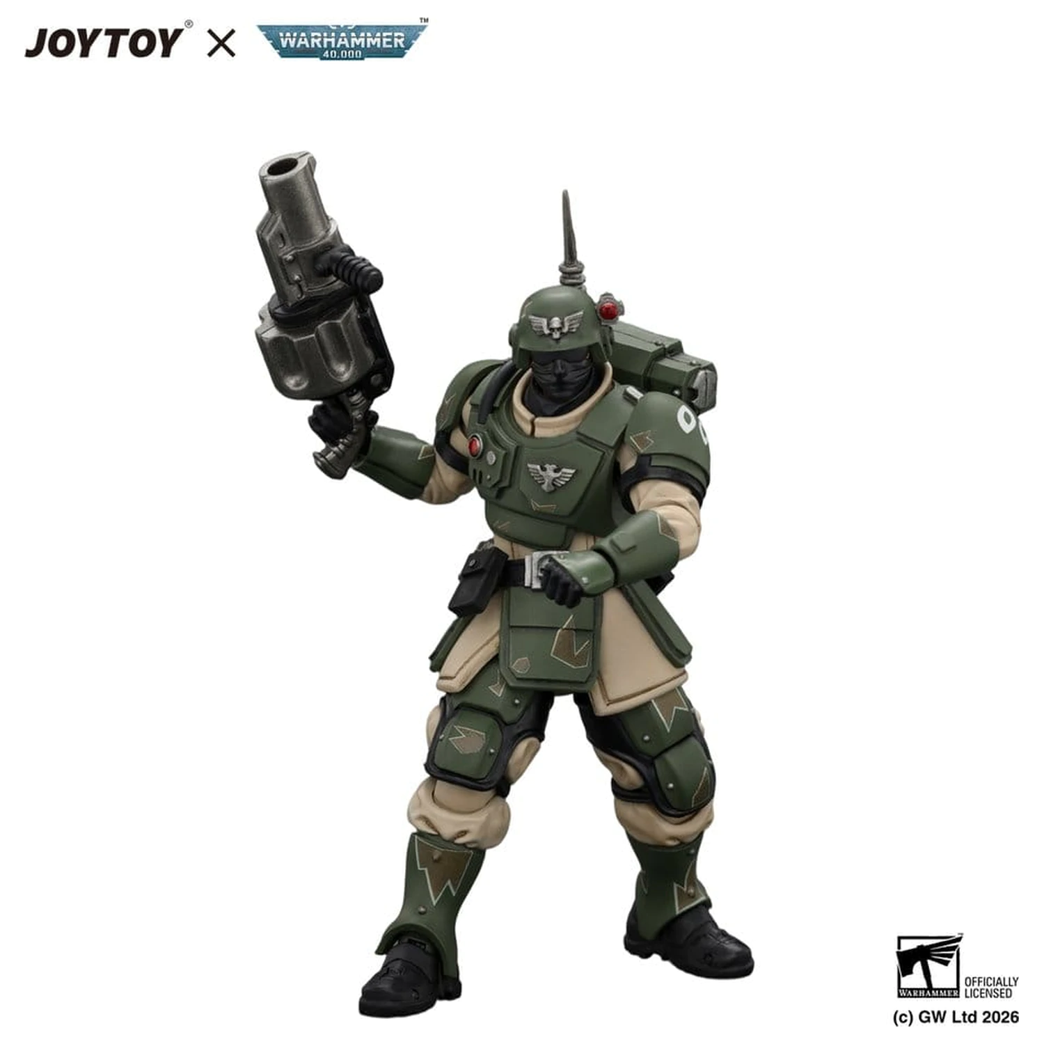 Warhammer Action Figure Astra Militarum Kasrkin 5 with Grenade Launcher product photo