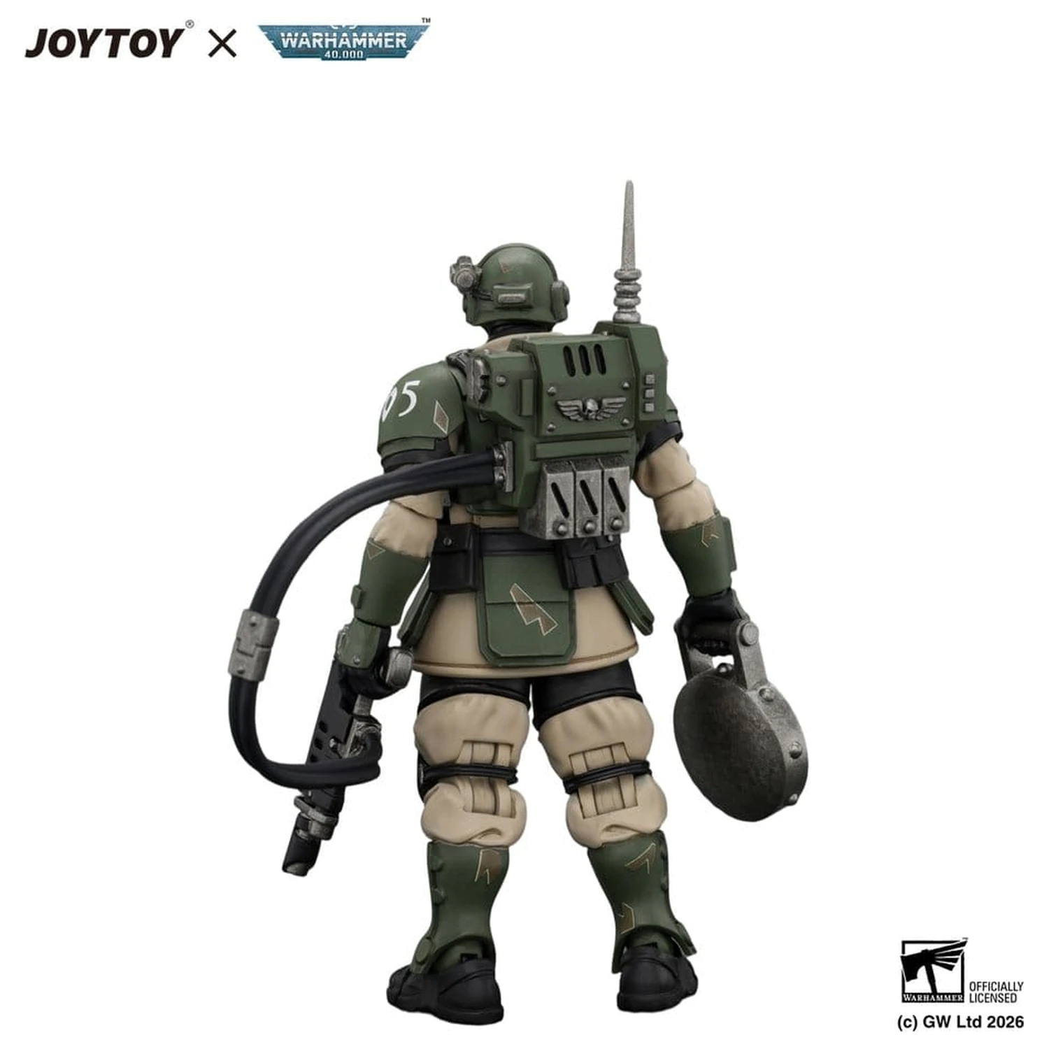 Warhammer Action Figure Astra Militarum Kasrkin 6 with Hot-shot Laspistol product photo