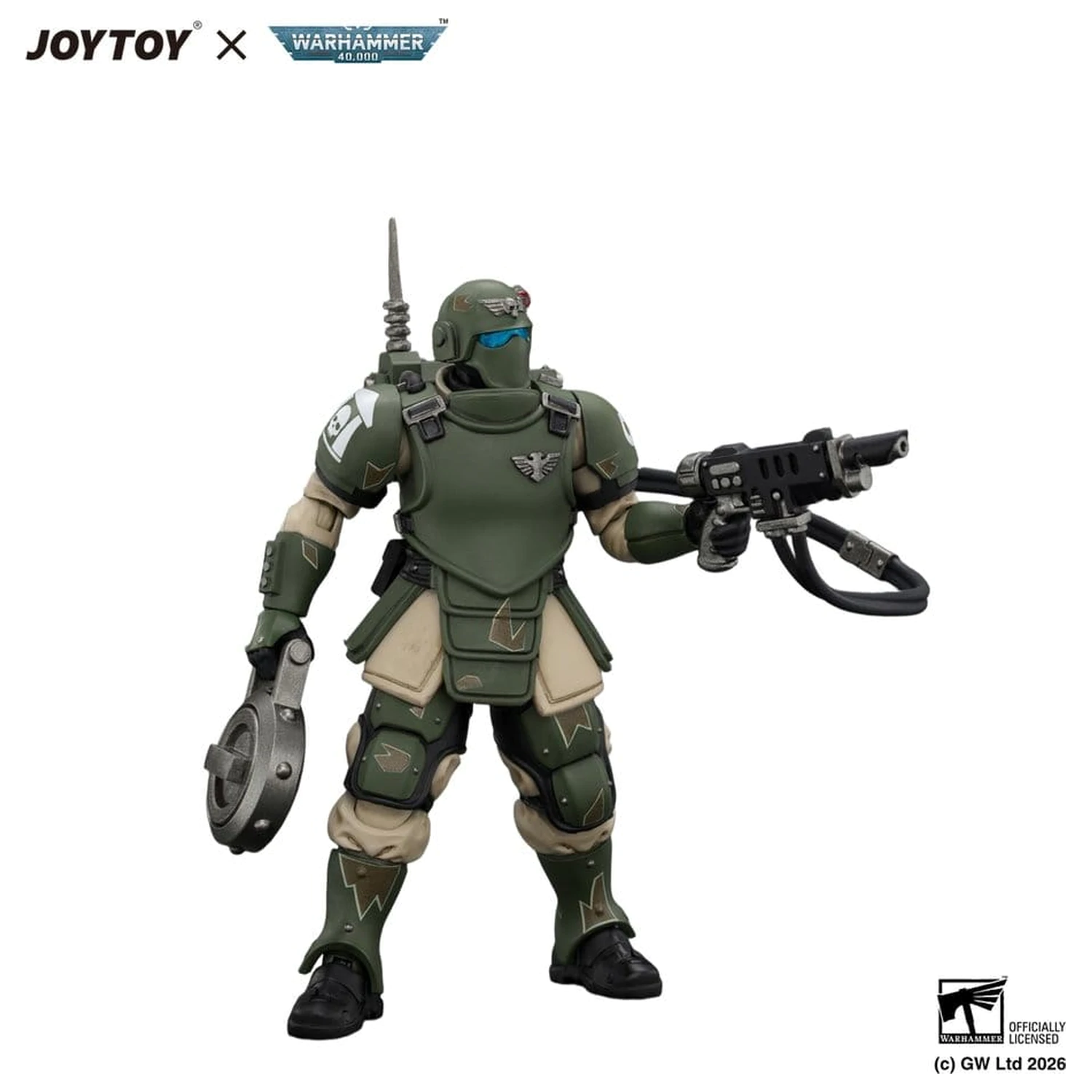 Warhammer Action Figure Astra Militarum Kasrkin 6 with Hot-shot Laspistol product photo