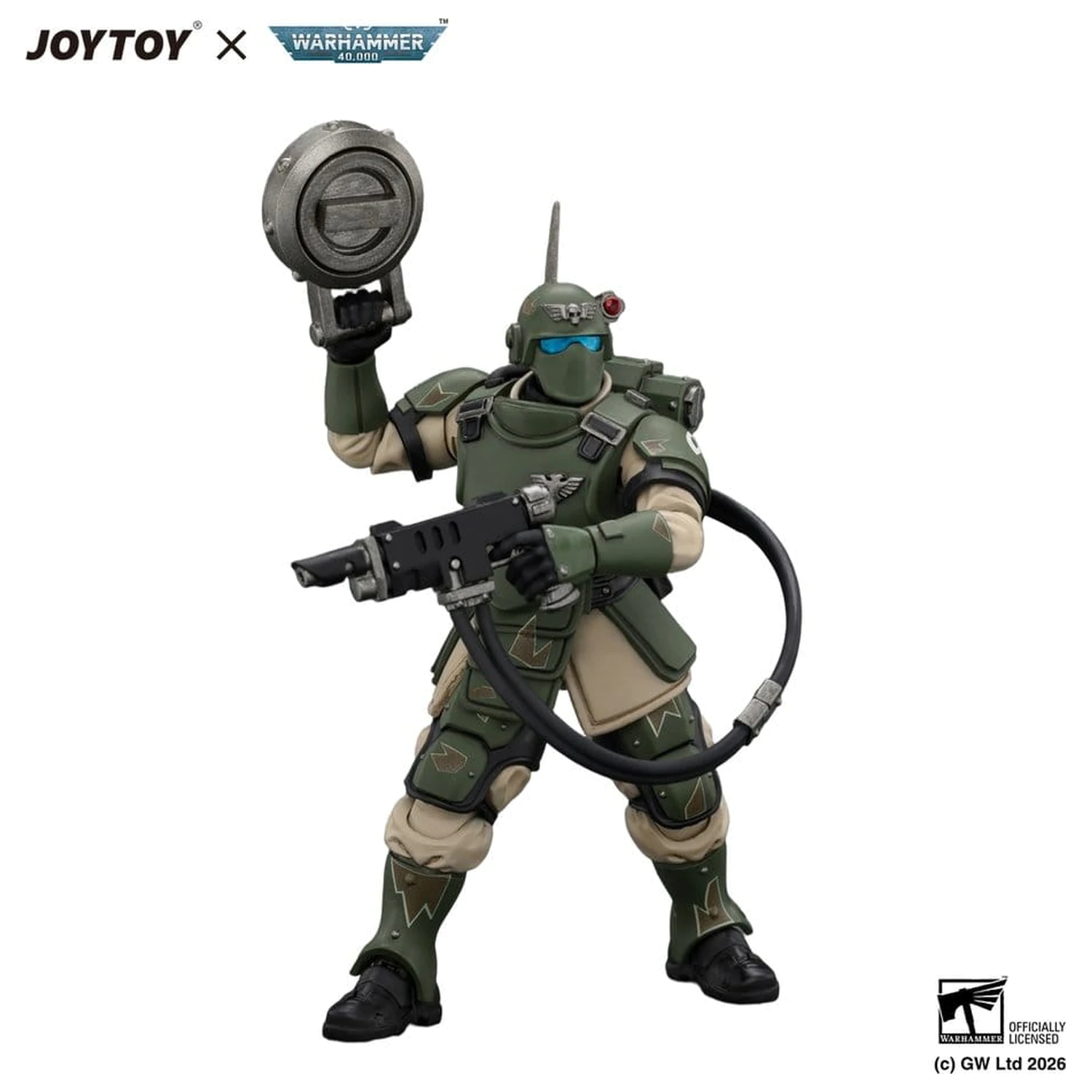 Warhammer Action Figure Astra Militarum Kasrkin 6 with Hot-shot Laspistol product photo