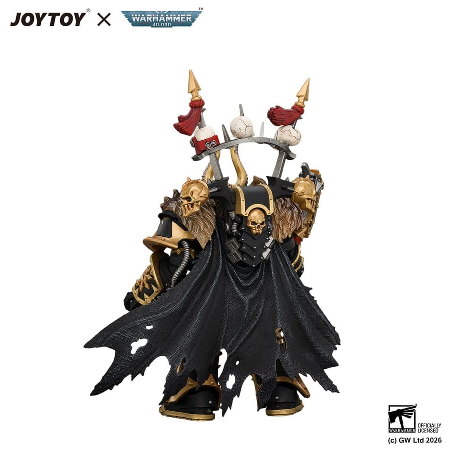 Warhammer Action Figure Black Legion Chaos Lord 13 cm product photo