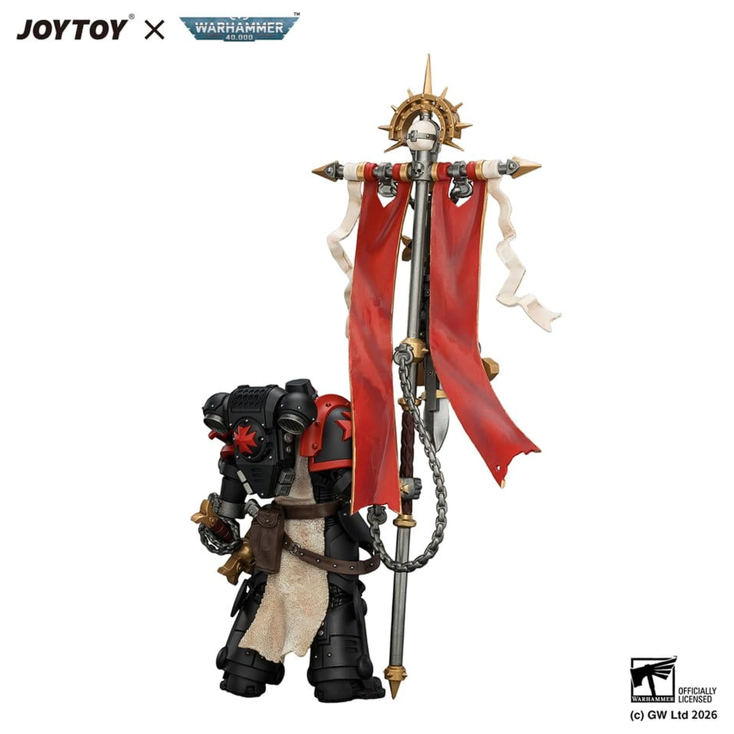 Warhammer Action Figure Black Templars Crusader Ancient 12 cm product photo