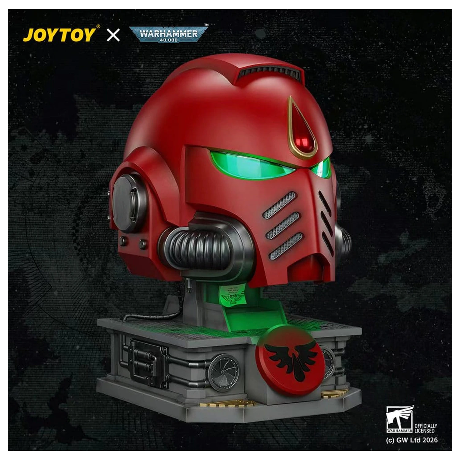 Warhammer Replica Blood Angels MkX Helmet & Display Stand 44 cm product photo