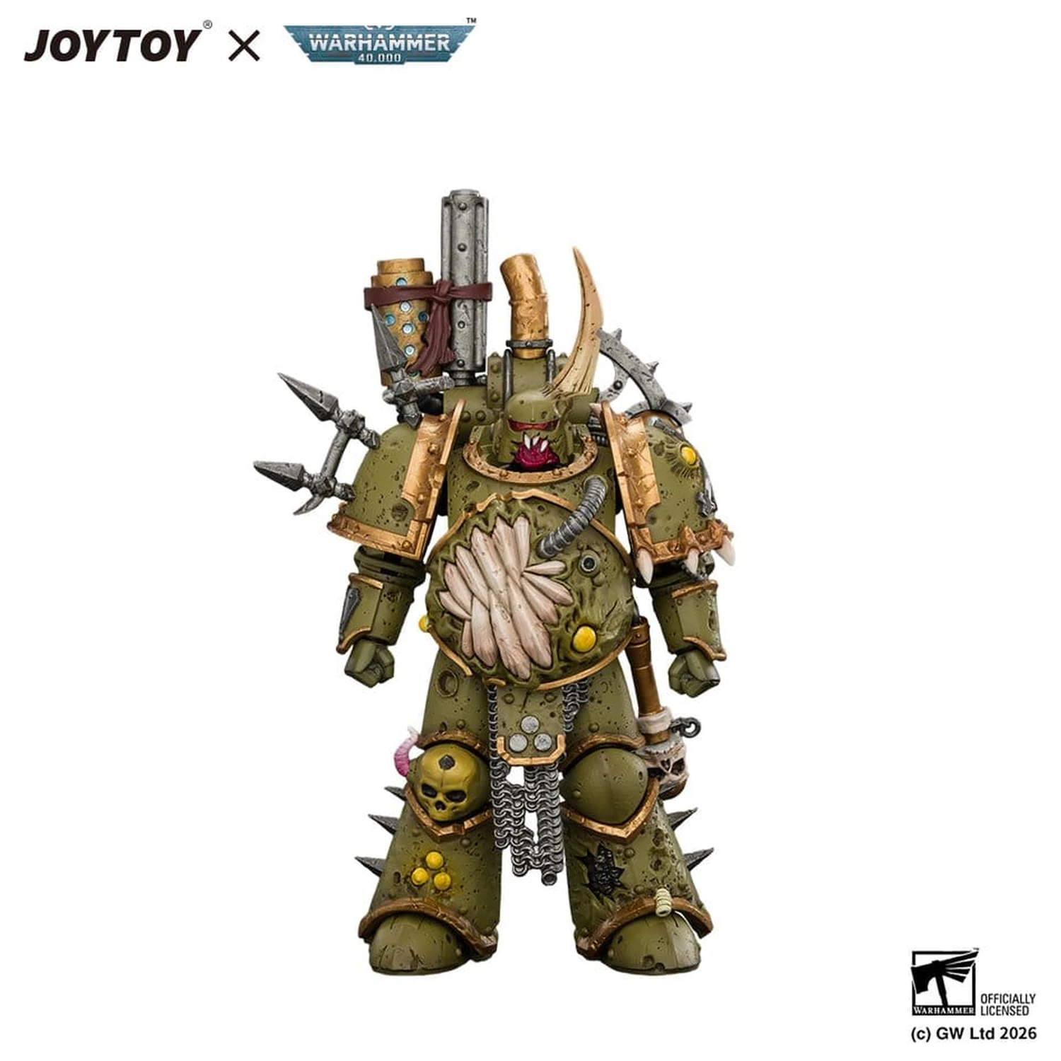 Warhammer Action Figure Death Guard Plague Marine 1 12 cm product photo
