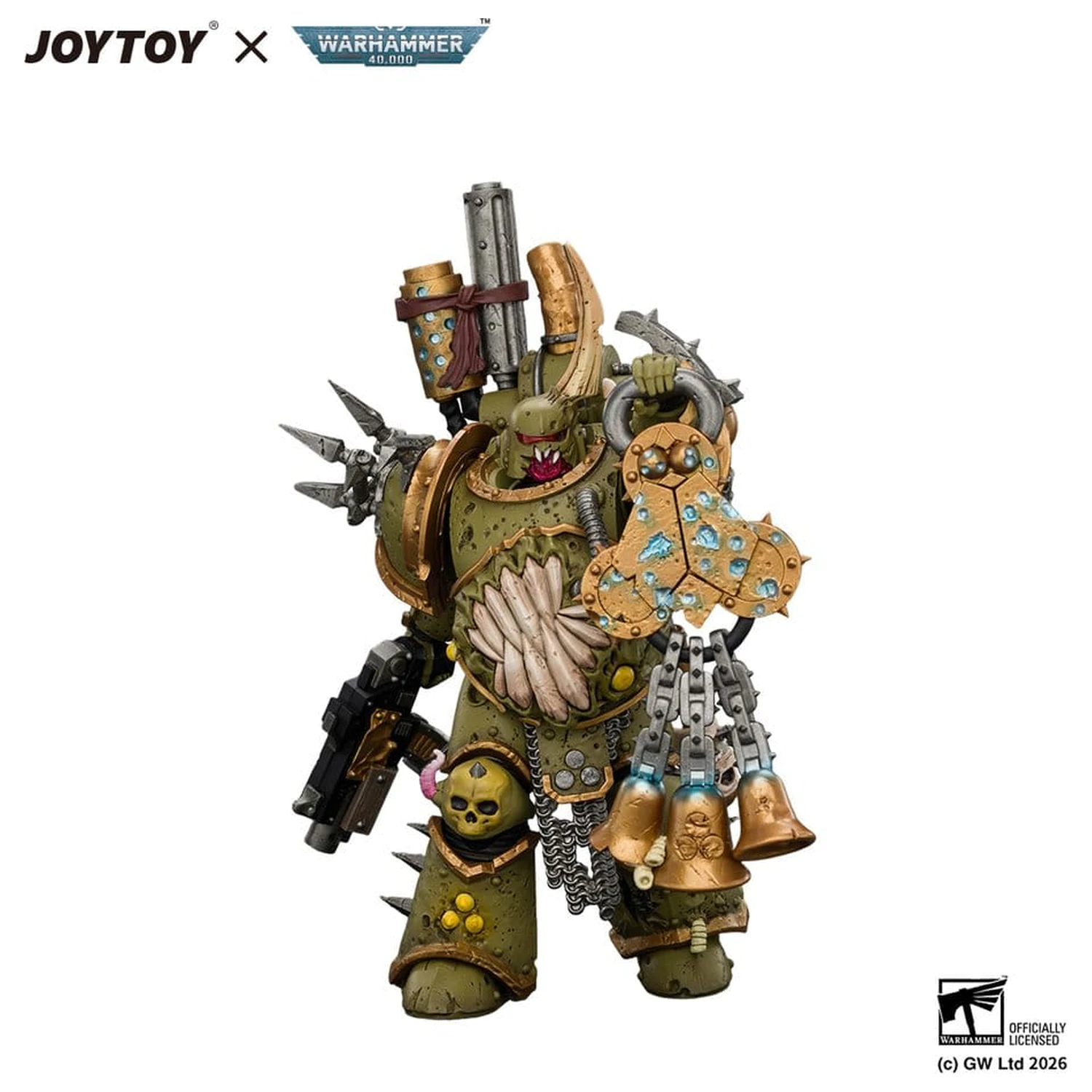 Warhammer Action Figure Death Guard Plague Marine 1 12 cm product photo