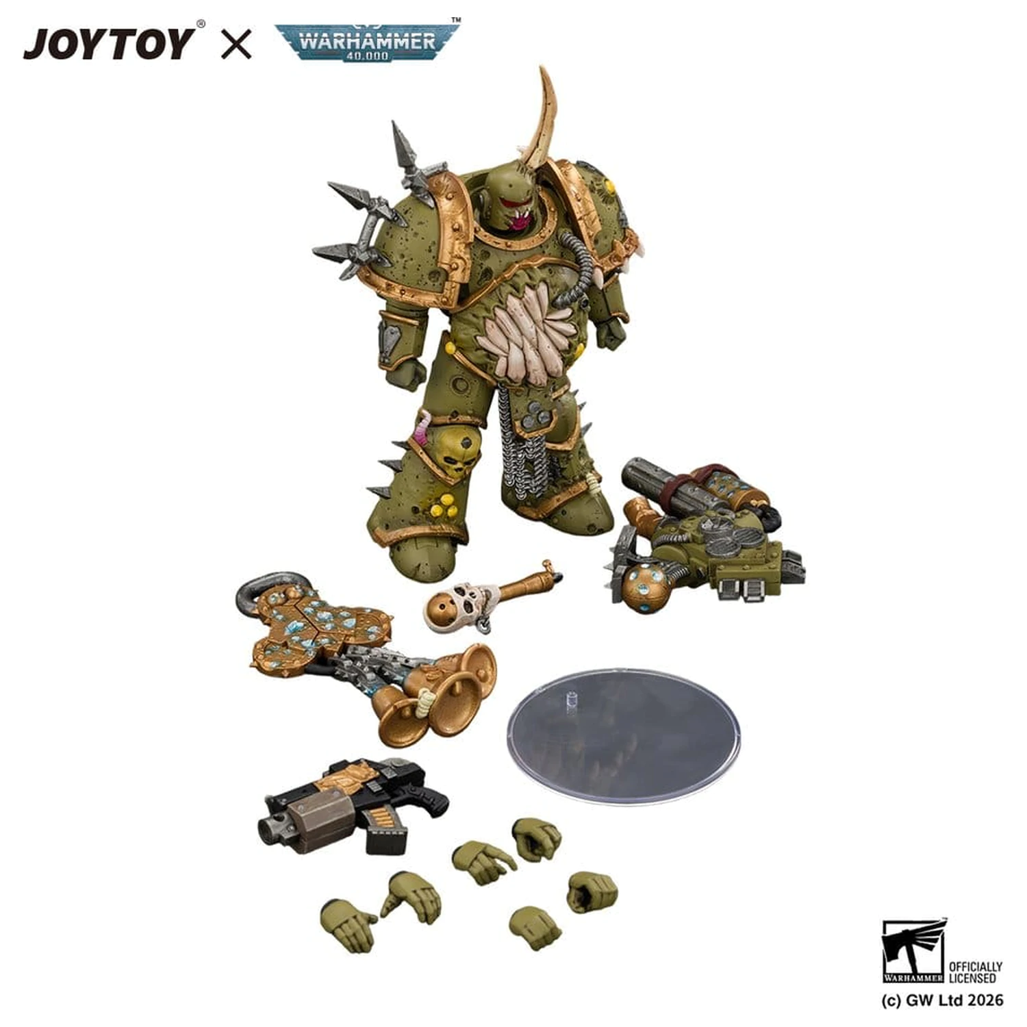 Warhammer Action Figure Death Guard Plague Marine 1 12 cm product photo
