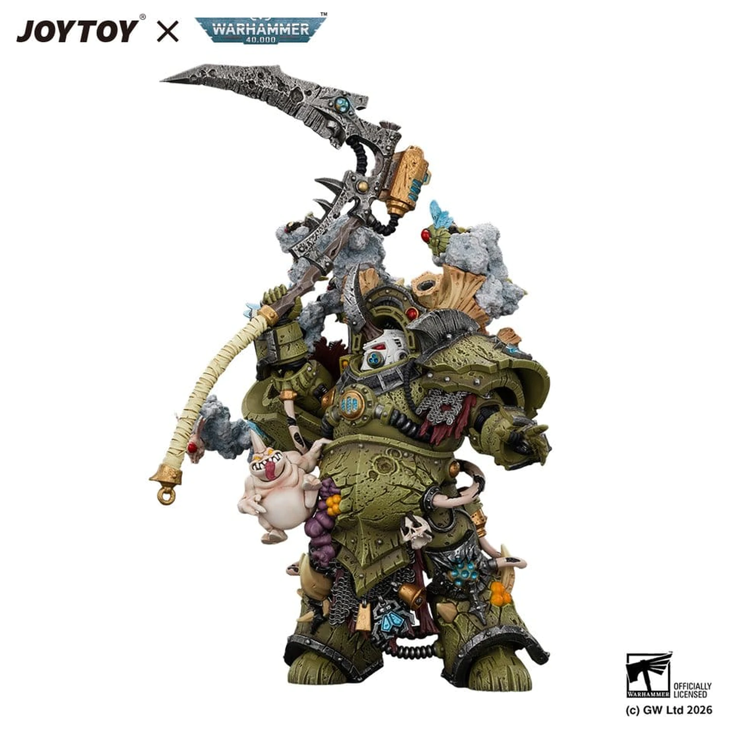 Warhammer Action Figure Death Guard Typhus Herald of the Plague God 15 cm product photo