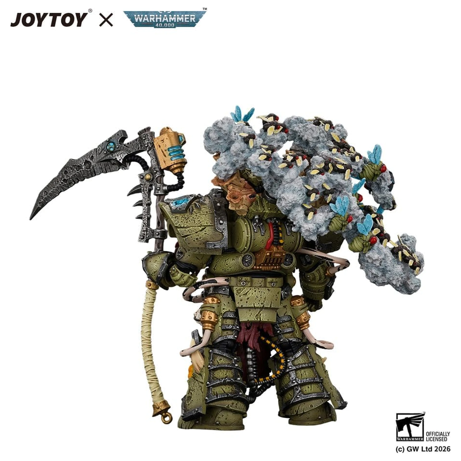 Warhammer Action Figure Death Guard Typhus Herald of the Plague God 15 cm product photo