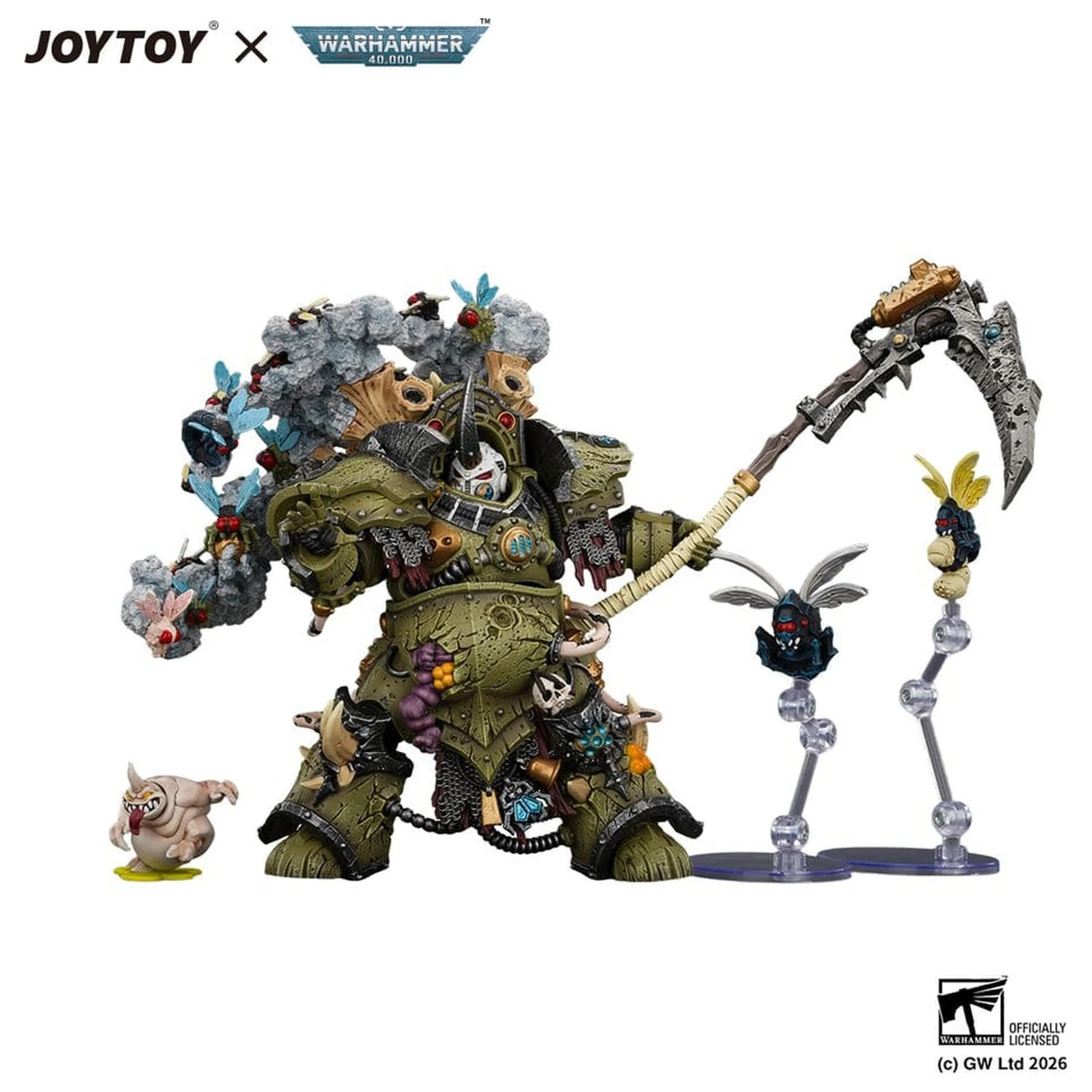 Warhammer Action Figure Death Guard Typhus Herald of the Plague God 15 cm product photo