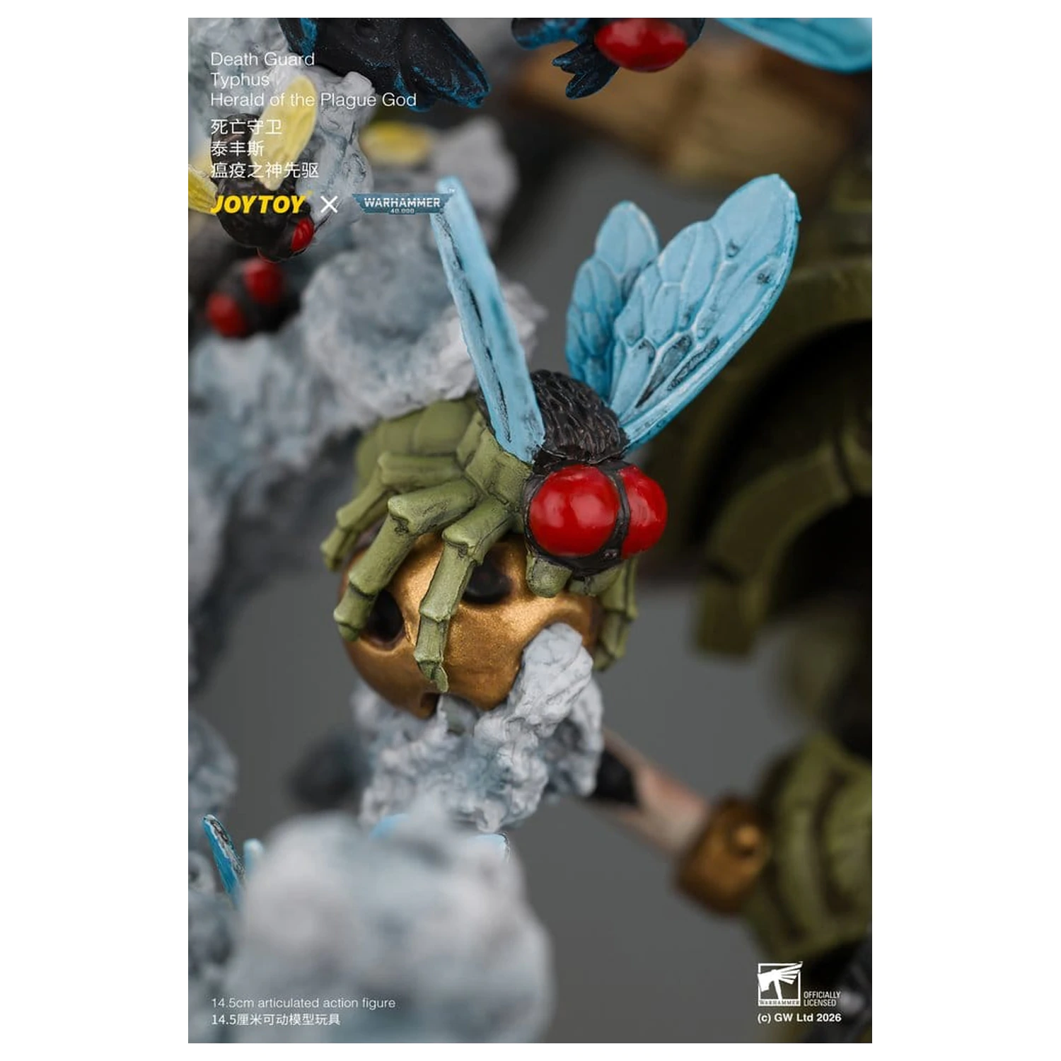 Warhammer Action Figure Death Guard Typhus Herald of the Plague God 15 cm product photo