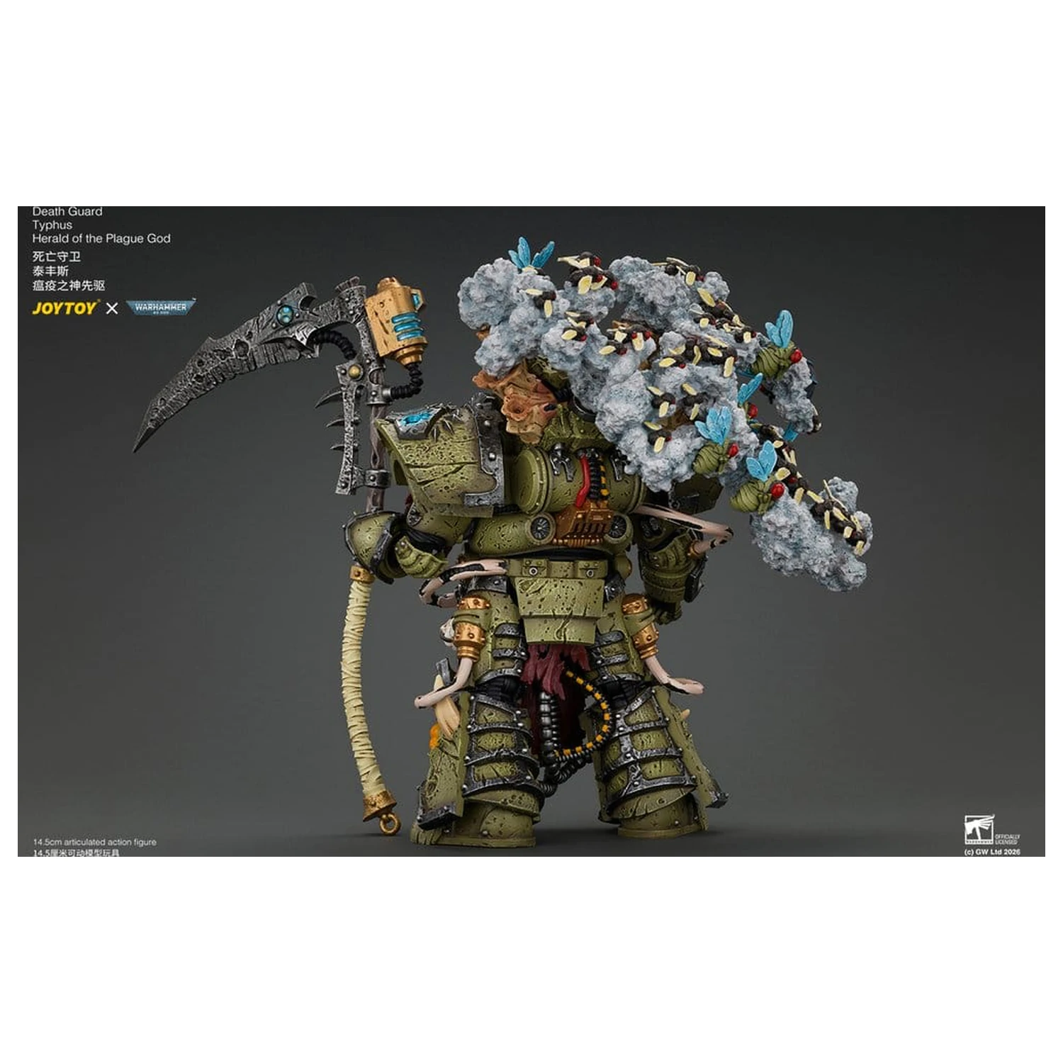 Warhammer Action Figure Death Guard Typhus Herald of the Plague God 15 cm product photo